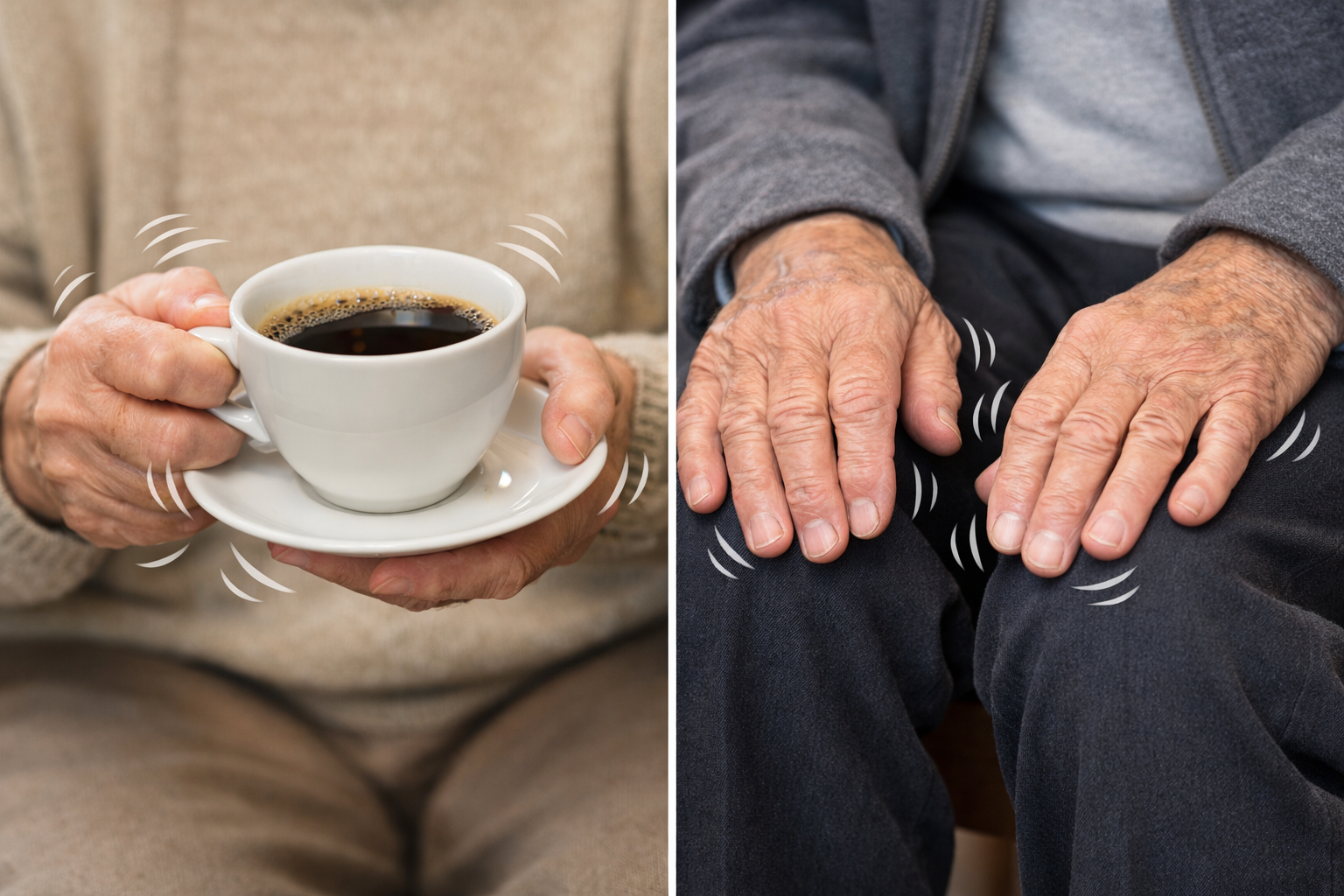 parkinson essential tremor